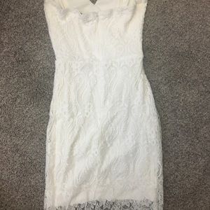 Lulu's Dresses - Lace White Dress Lulu's Dresses - Lace White Dress